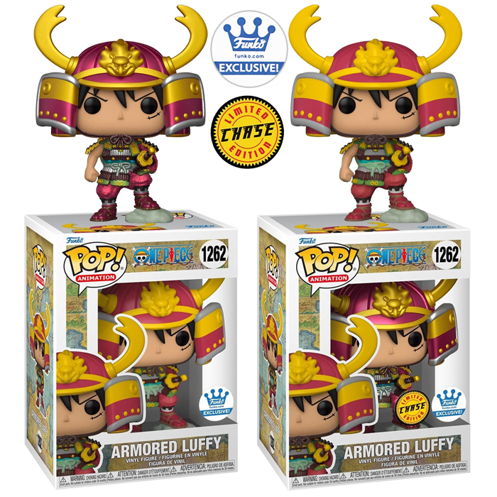 Funko Pop! One Piece Bundle: Armored Luffy & Buggy store the Clown